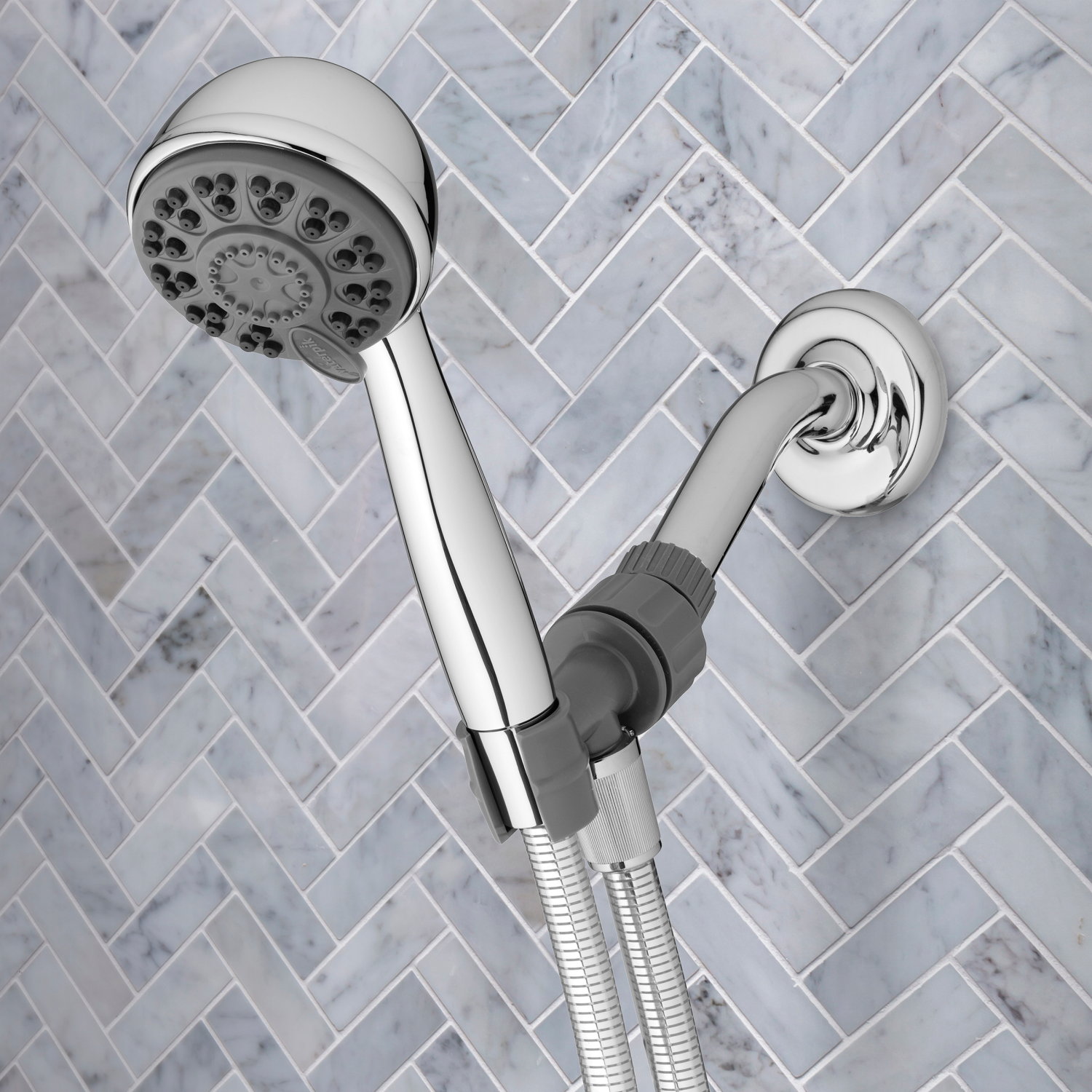 slide 7 of 8, Waterpik EcoFlow Hand Held Shower Head 4-mode Chrome- Waterpik, 1 ct