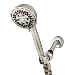 Waterpik 7 Mode Power Pulse Hand Held Single Shower Head Brushed Nickel - Waterpik