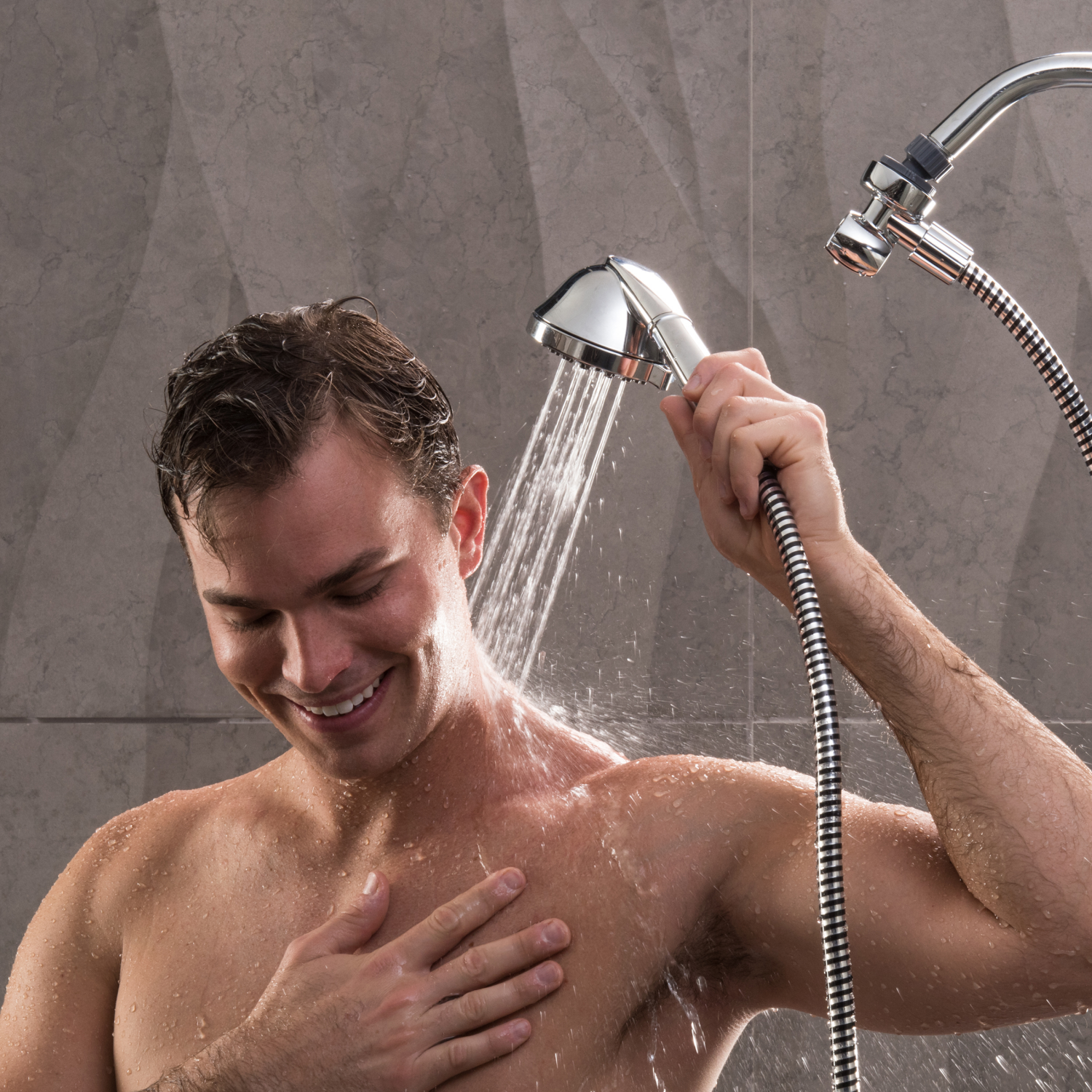 slide 7 of 8, Waterpik Powerpulse 6-Mode Hand Held Shower Head Xss-643e, Chrome, 1 ct