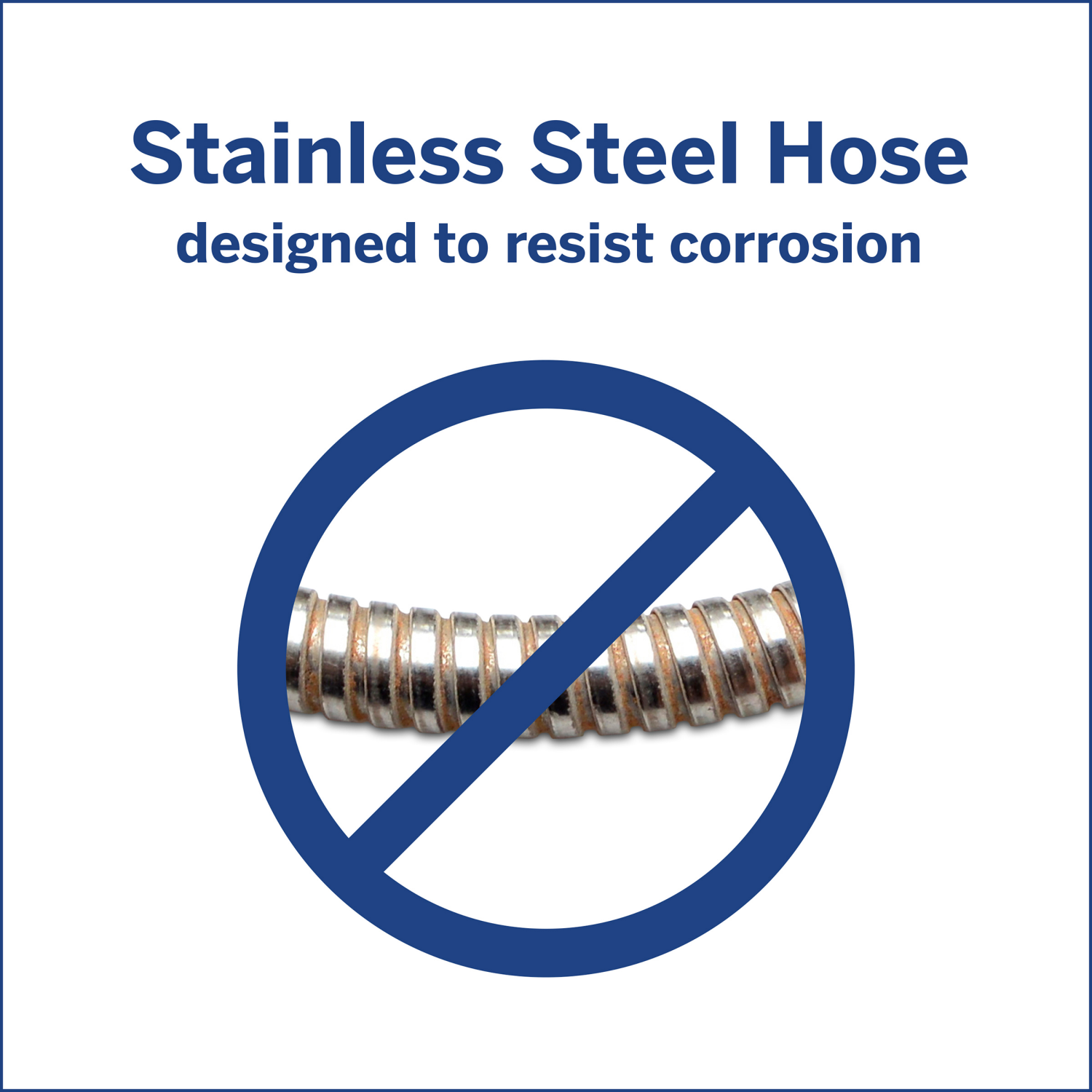 slide 3 of 5, Waterpik Extra-Long Metal Shower Hose, Chrome, 8 ft