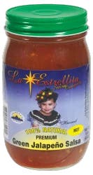 La Estrellita Hot Green Jalapeno Salsa