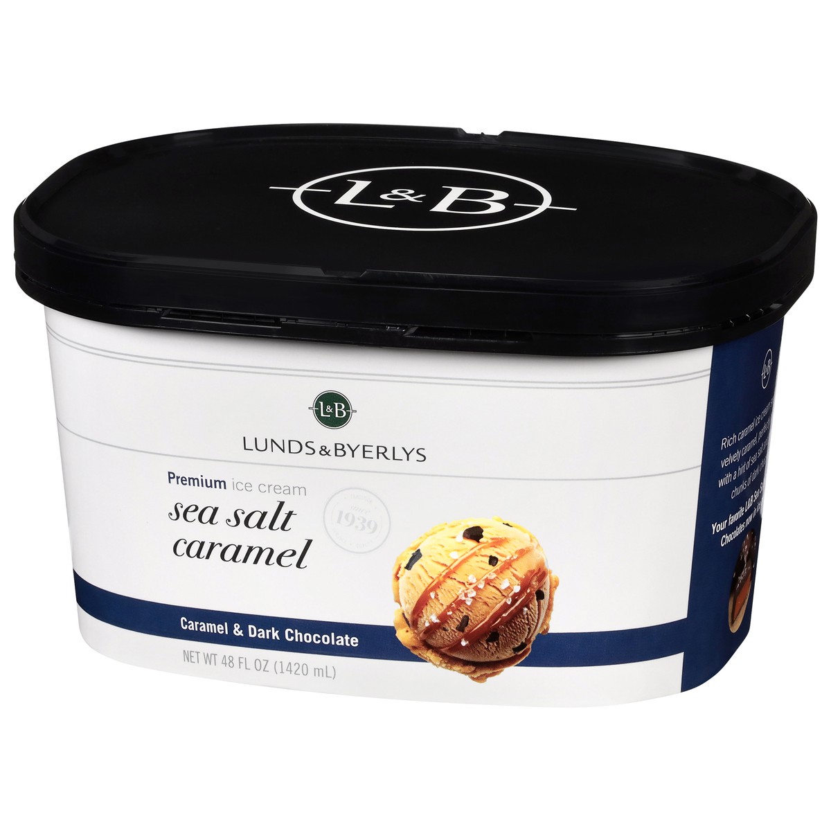 slide 4 of 4, Lunds & Byerlys Premium Sea Salt Caramel Ice Cream 48 fl oz, 48 fl oz