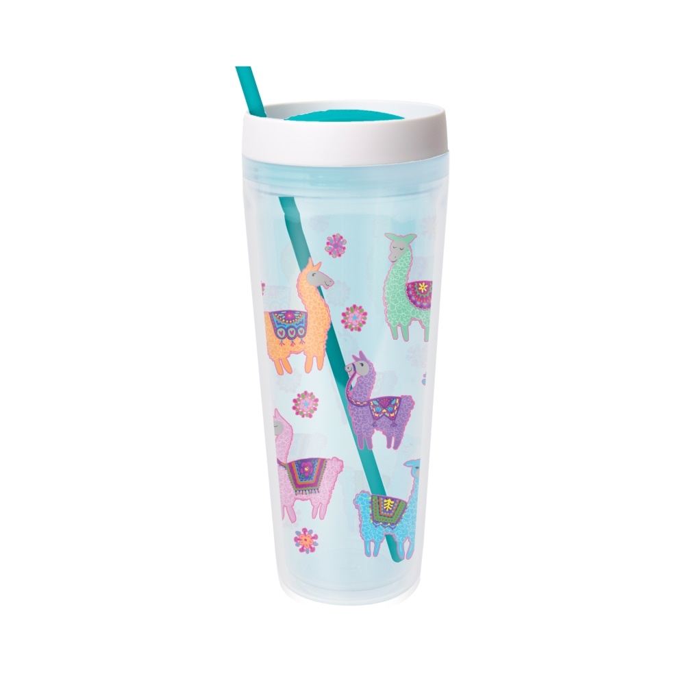 slide 1 of 1, Cool Gear Llama Print Castillo Chiller, 32 oz