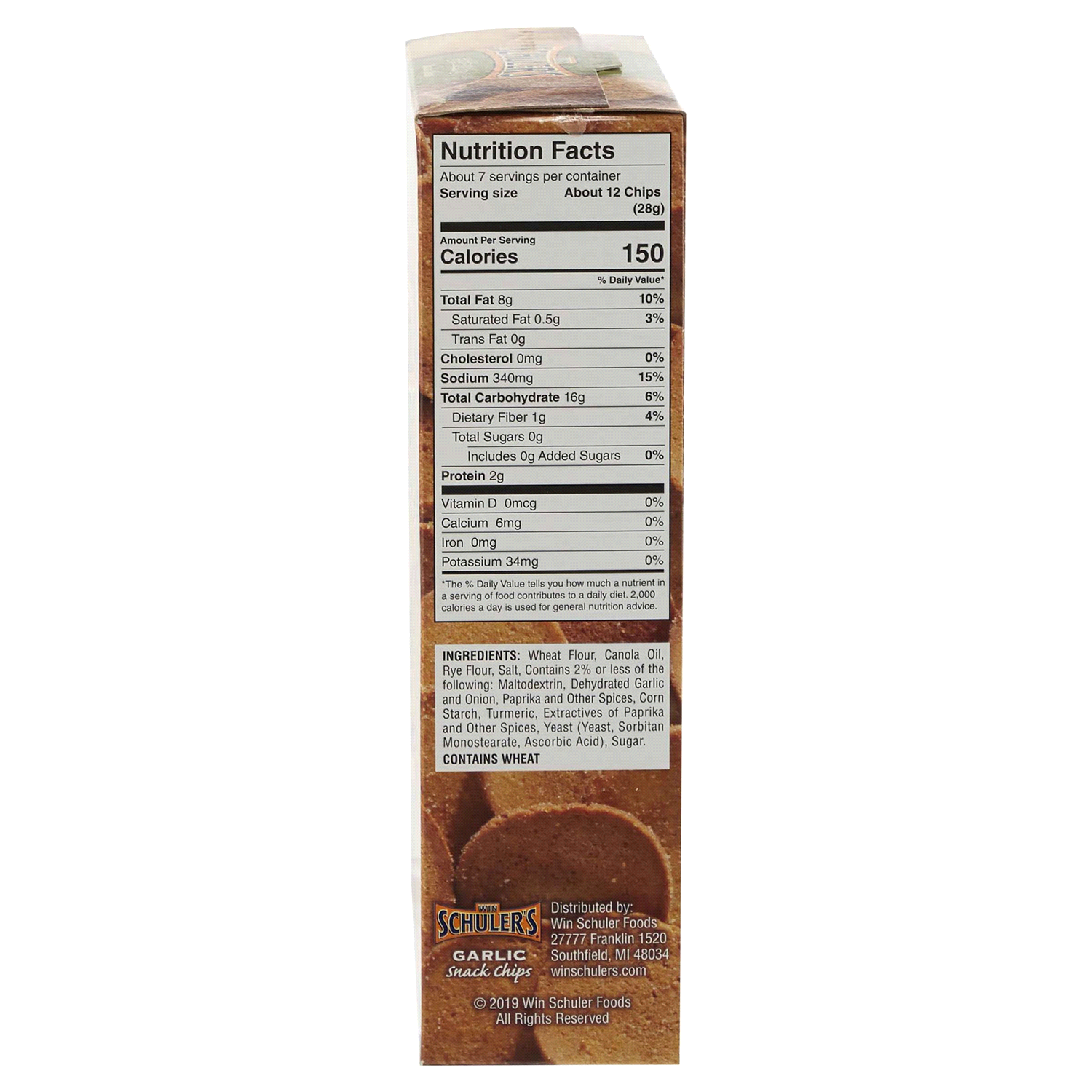 slide 2 of 2, Win Schuler's Snack Chips 7 oz, 7 oz