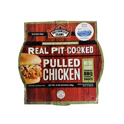 Brookwood Farms Chicken, with Tangy BBQ Sauce, Pulled