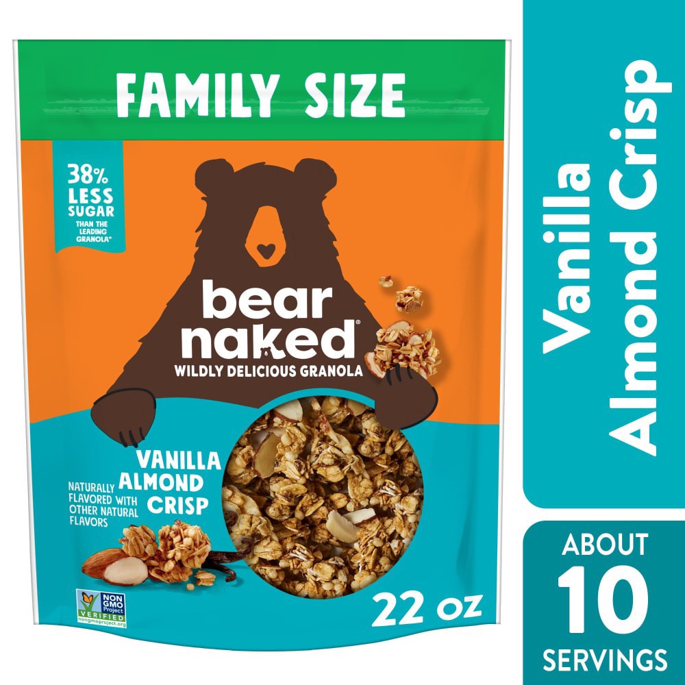 slide 5 of 6, Bear Naked Vanilla Almond Granola, 22 oz