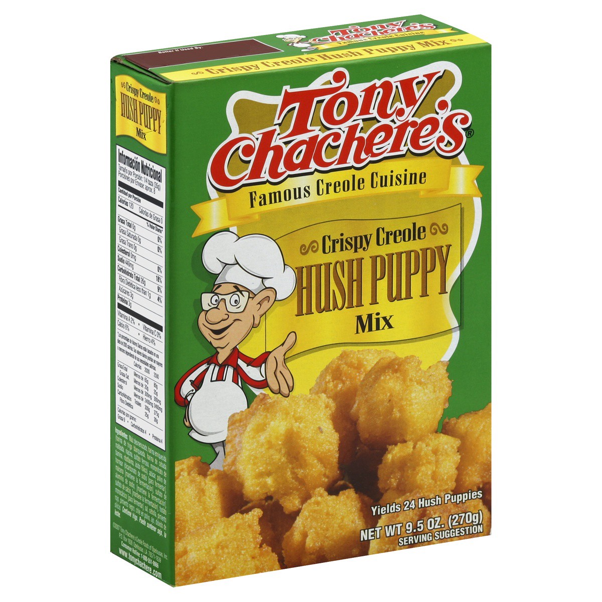 slide 1 of 4, Tony Chachere's Hush Puppy Mix 9.5 oz, 9.5 oz