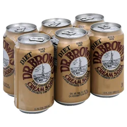 Dr. Brown's Diet Cream Soda - 6 ct; 12 fl oz