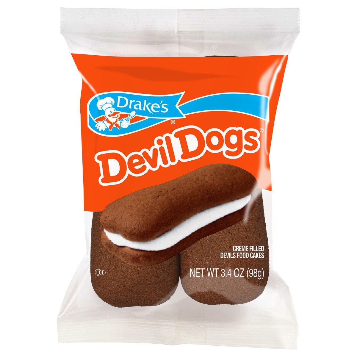 slide 1 of 5, Drake's Cakes, Drake's Snack DEVIL DOGS  (wrap), 3.4 oz