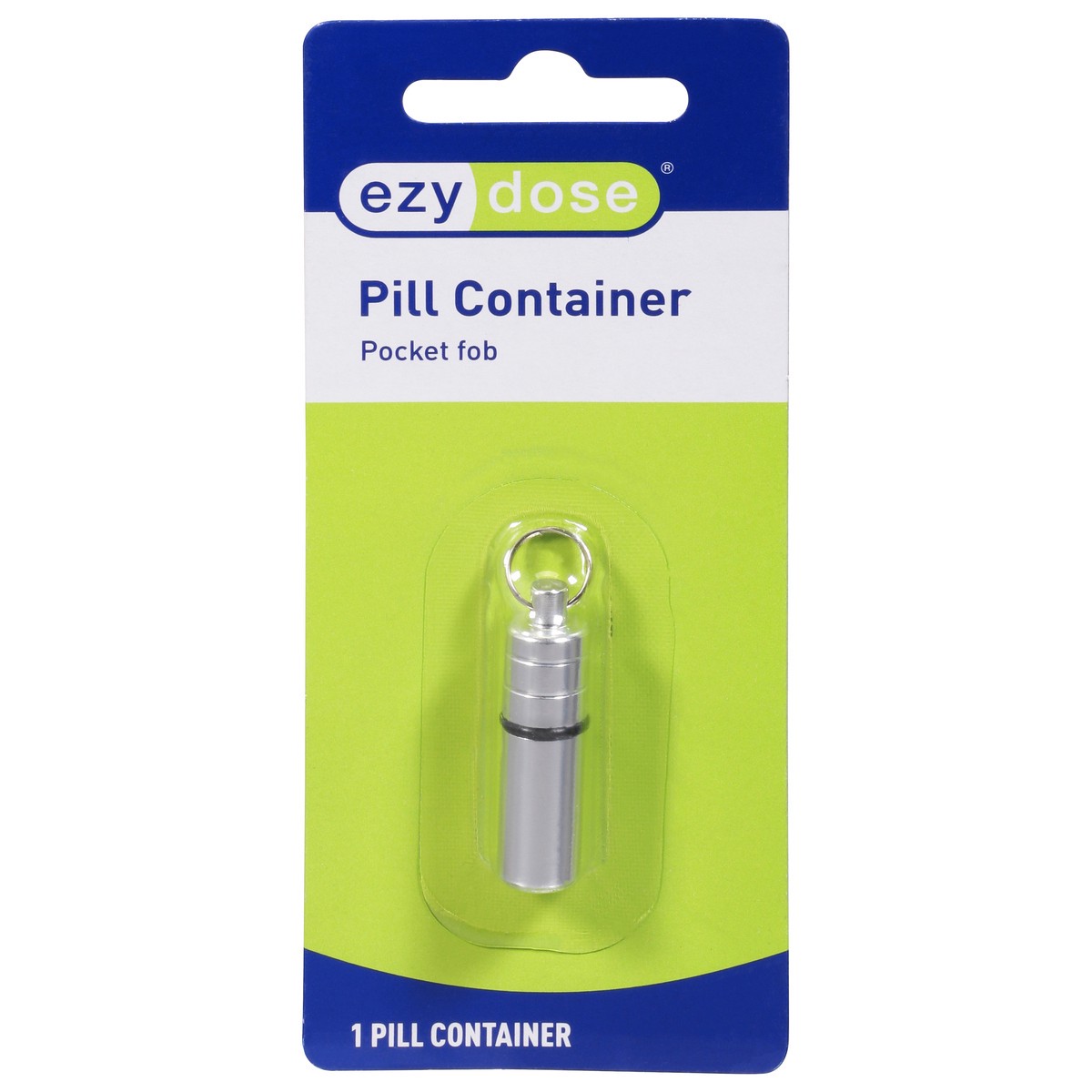slide 1 of 4, EZY Dose Pocket Fob Pill Container 1 ea, 1 ct
