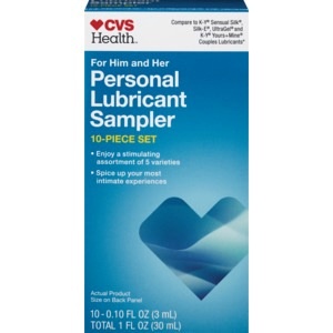 slide 1 of 1, CVS Health Personal Lubricant Sampler, 1 oz