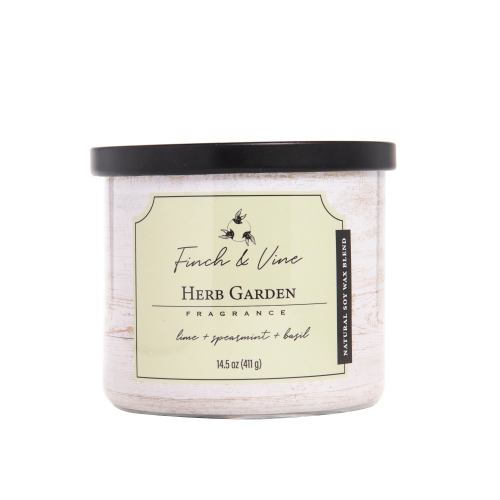 slide 1 of 1, Finch & Vine Herb Garden Fragranced Candle, 14.5 oz