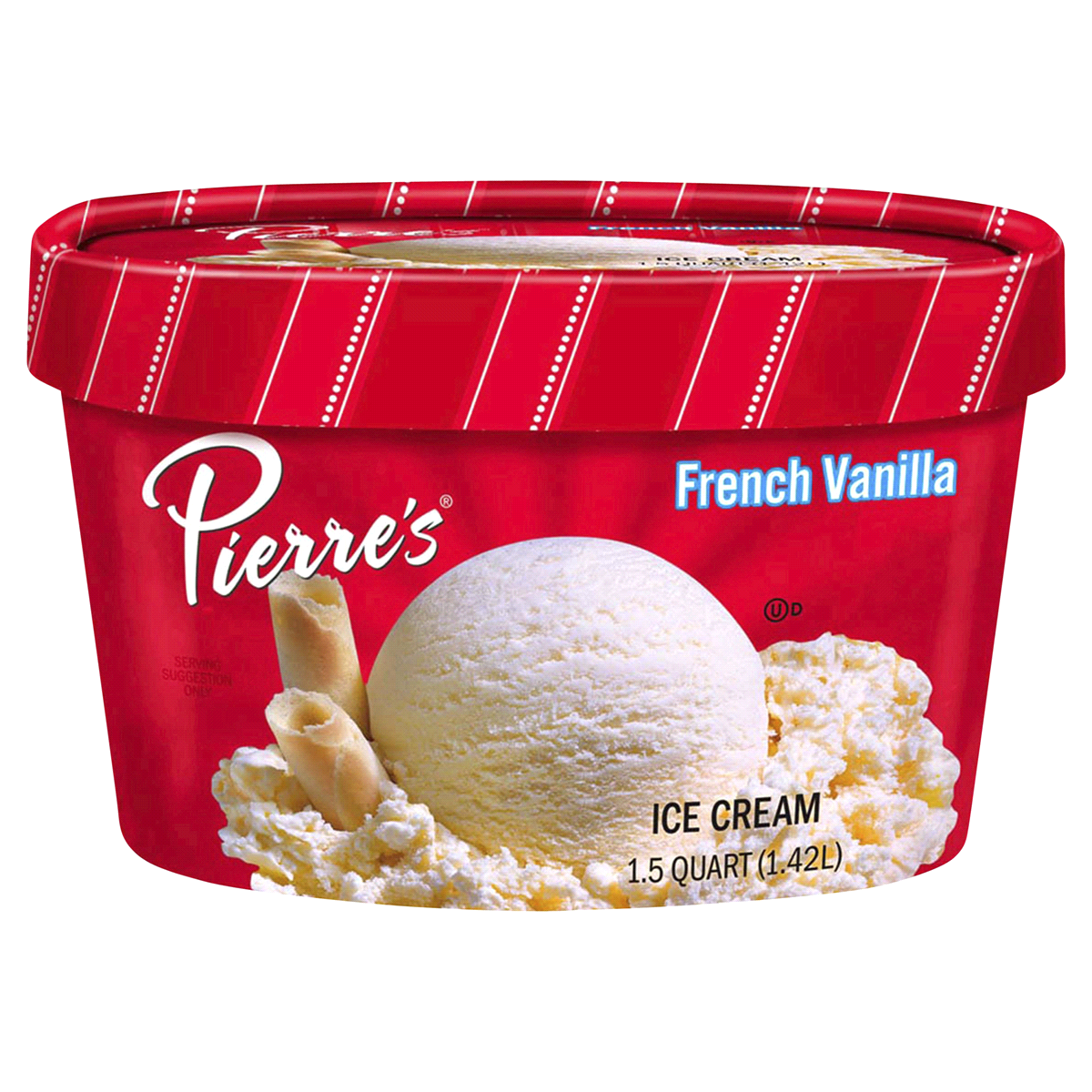 slide 1 of 9, Pierre's Pierres French Vanilla Ice Cream, 48 fl oz