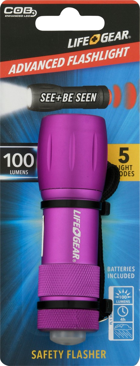 slide 1 of 9, Life + Gear 100 Lumens Advanced Flashlights 1 ea, 1 ct