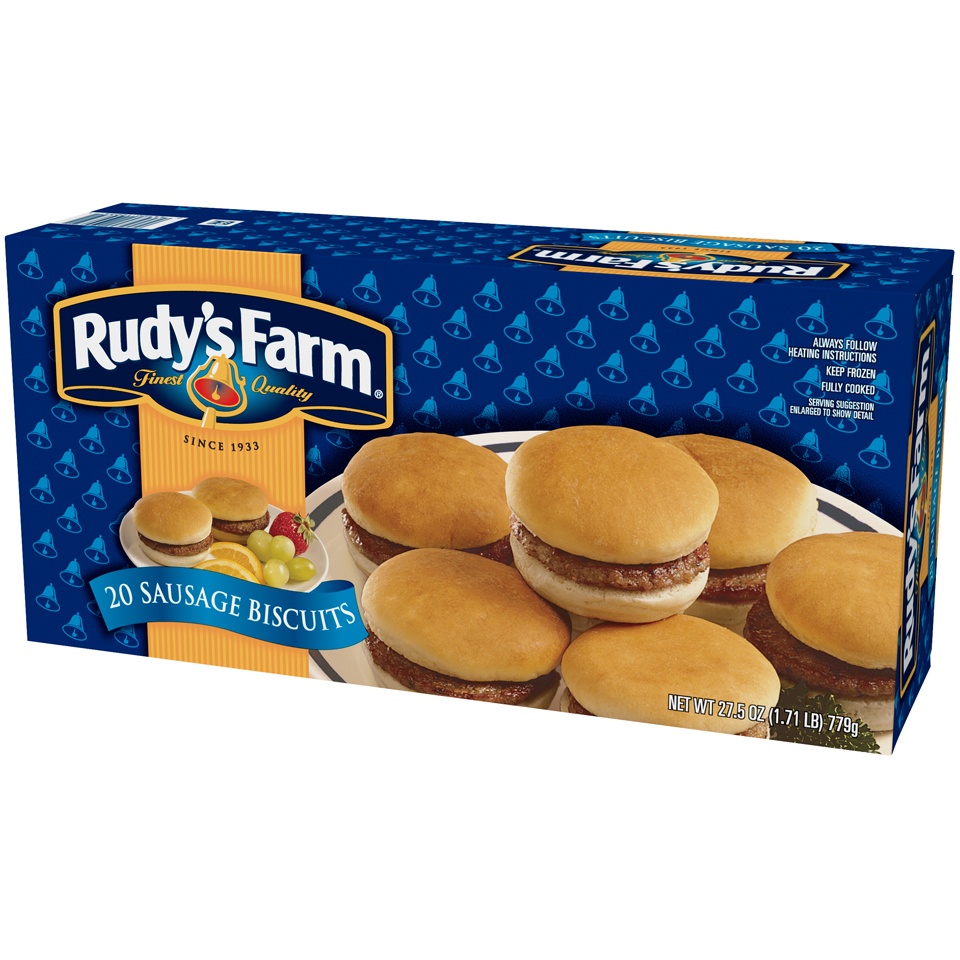 Rudy's Farm Sausage Biscuits 20 ct Shipt