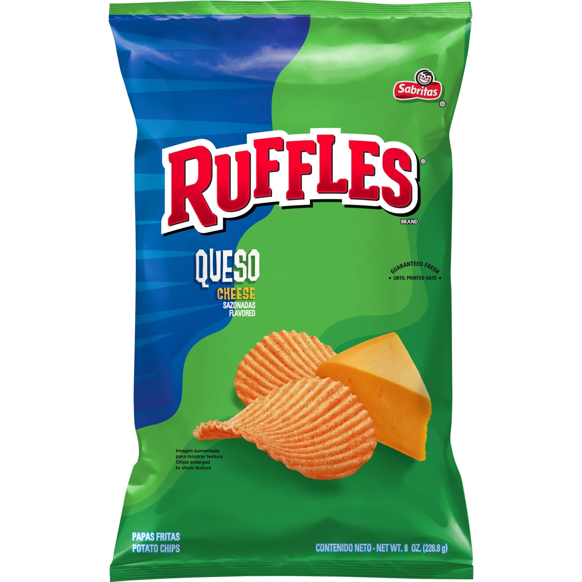 slide 1 of 3, Ruffles Queso, 8.5 oz