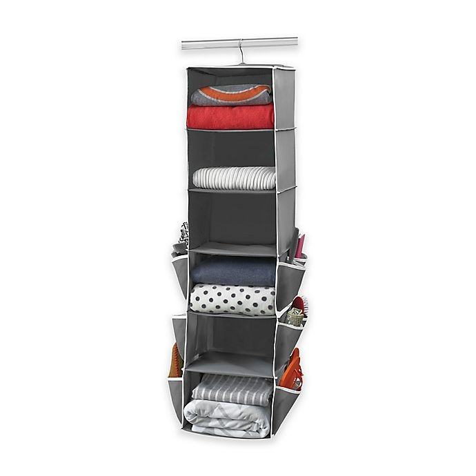 slide 1 of 3, Studio 3B Spinning Closet Organizer - Grey, 1 ct