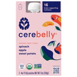 Cerebelly Organic Spinach Apple Sweet Potato