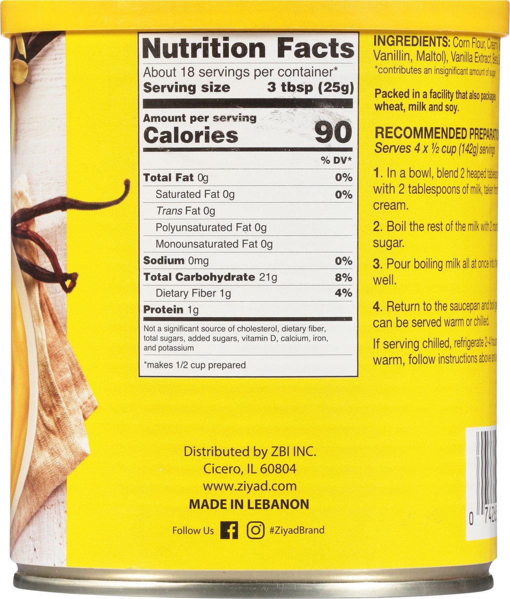 slide 4 of 9, Ziyad Premium Custard Instant Powder Mix 15.9 oz, 1 ct