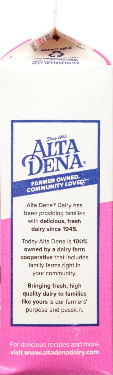 slide 7 of 12, Alta Dena Fat Free Milk 1 qt Carton, 1 qt