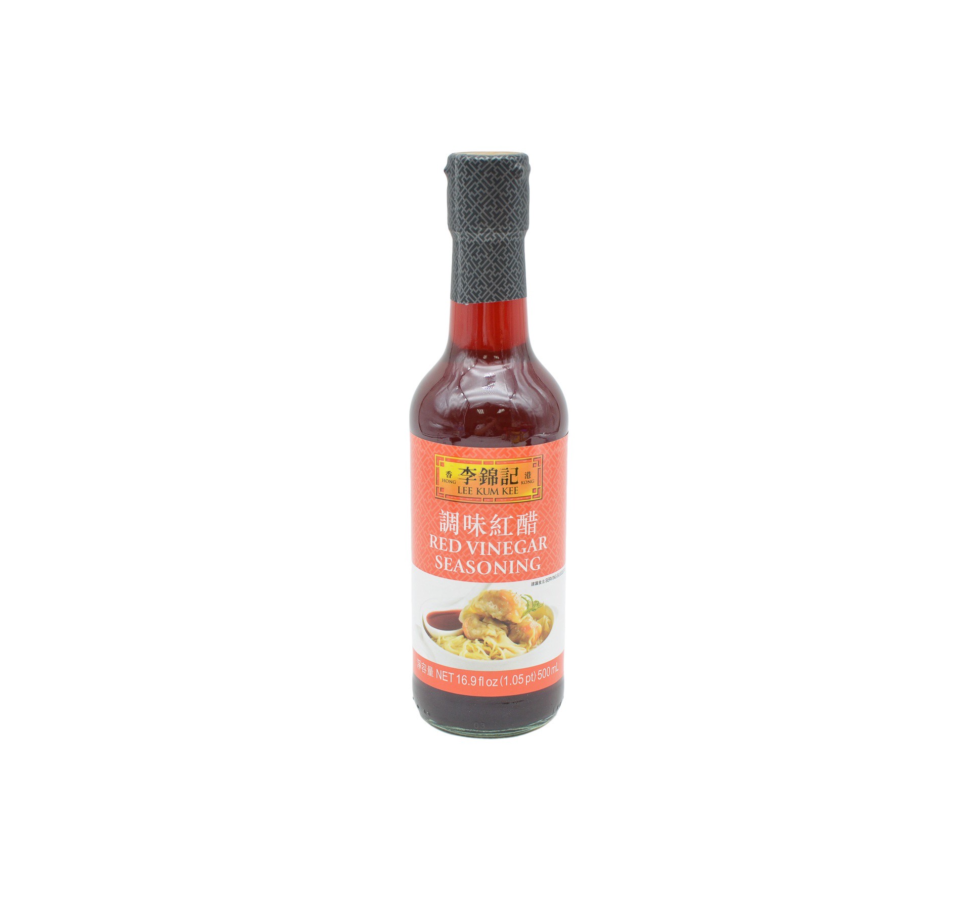 slide 1 of 1, Lee Kum Kee Seasoned Red Vinegar, 500 ml