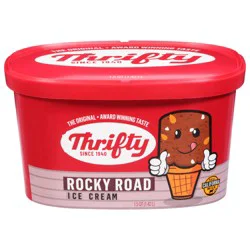 Thrifty Rocky Road Ice Cream 1.5 qt
