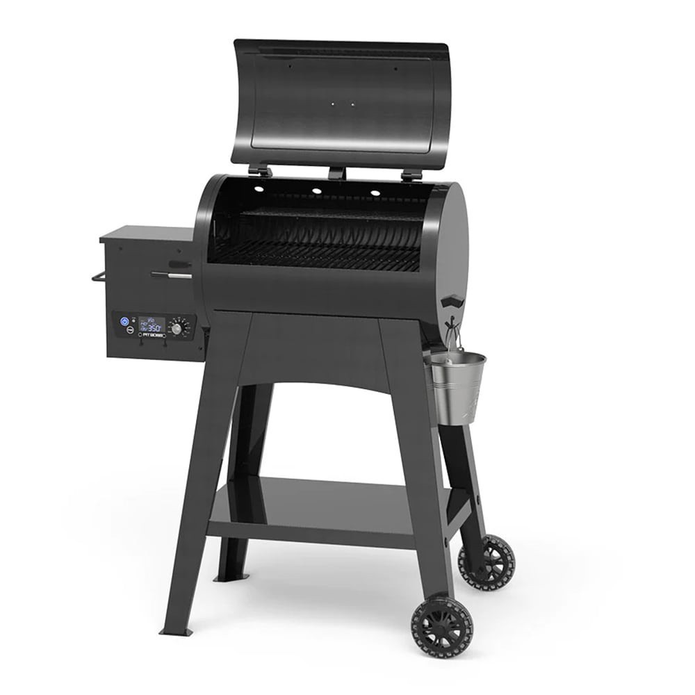 slide 4 of 6, Pit Boss FB Series 440 Wood Pellet Grill 8 in 1 Cooking Matte Black PB440FB1, 1 ct