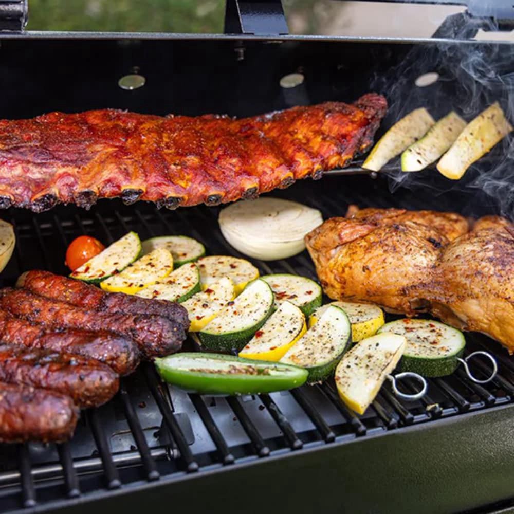 slide 3 of 6, Pit Boss FB Series 440 Wood Pellet Grill 8 in 1 Cooking Matte Black PB440FB1, 1 ct