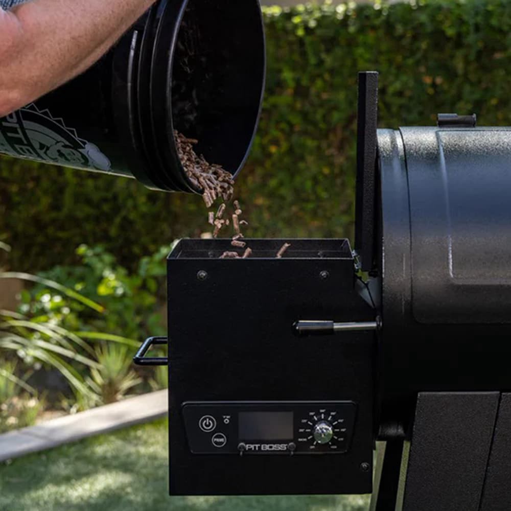 slide 5 of 6, Pit Boss FB Series 440 Wood Pellet Grill 8 in 1 Cooking Matte Black PB440FB1, 1 ct