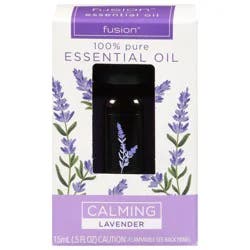 Fusion 100% Pure Calming Lavender Essential Oil 0.5 fl oz
