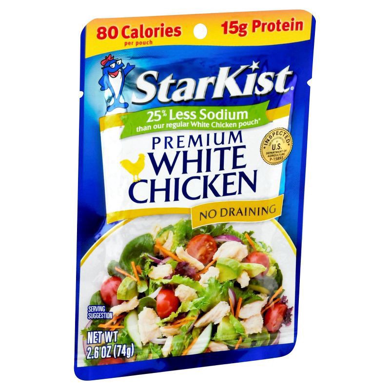 slide 2 of 4, StarKist Premium White Chicken 2.6 oz, 2.6 oz