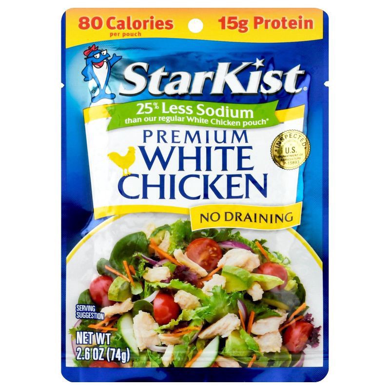 slide 1 of 4, StarKist Premium White Chicken 2.6 oz, 2.6 oz