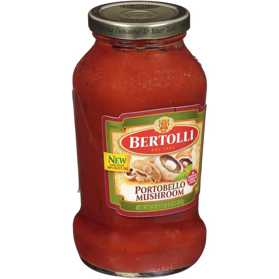 slide 3 of 8, Bertolli Portobello Mushroom Sauce 24 oz, 24 oz