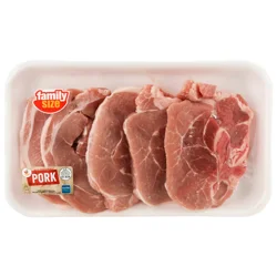 Giant Bone-In Pork Sirloin Chops, Family Size
