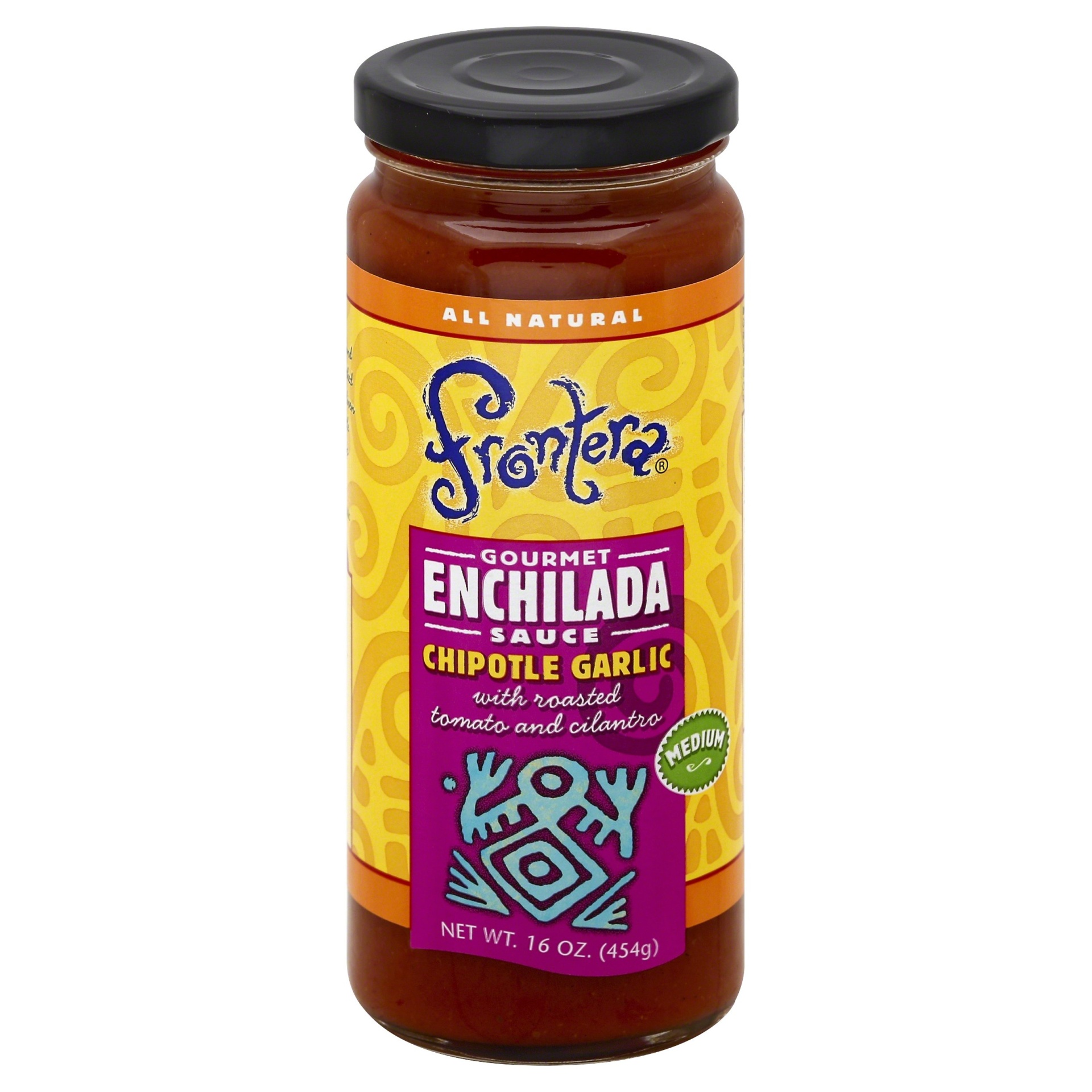 slide 1 of 2, Frontera Chipotle Garlic Medium Enchilada Sauce , 16 oz