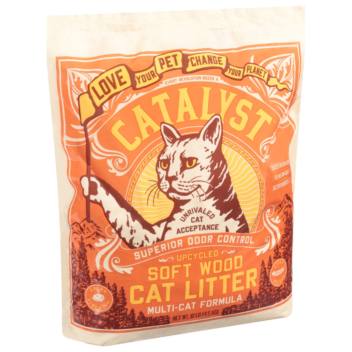 slide 4 of 12, Catalyst Multi Cat Litter, 10 lb