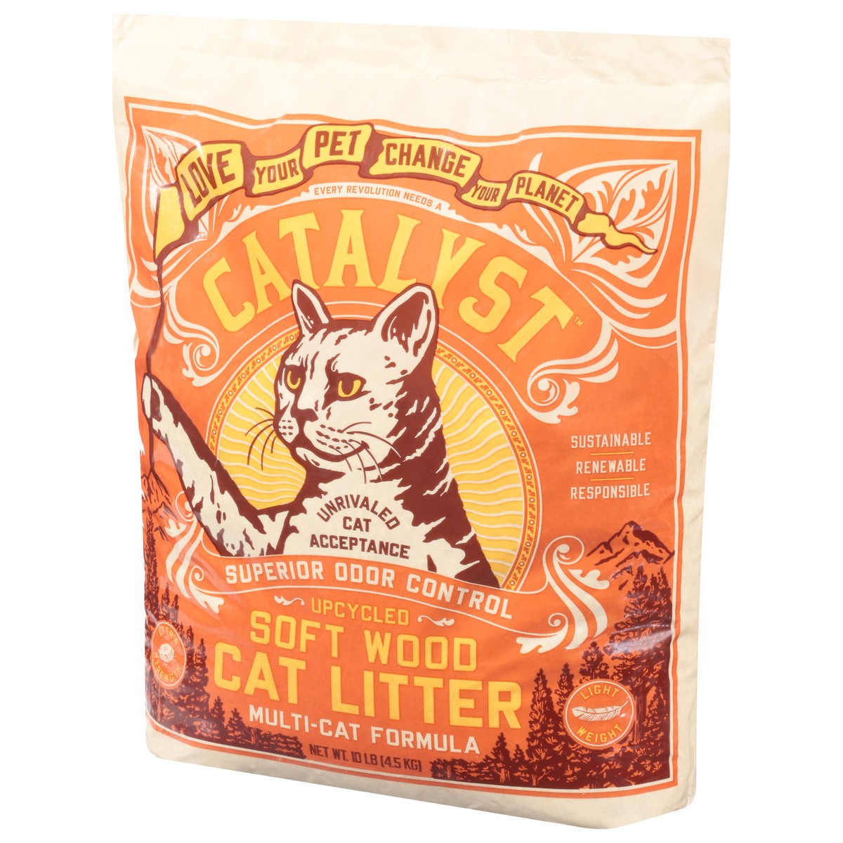 slide 9 of 12, Catalyst Multi Cat Litter, 10 lb