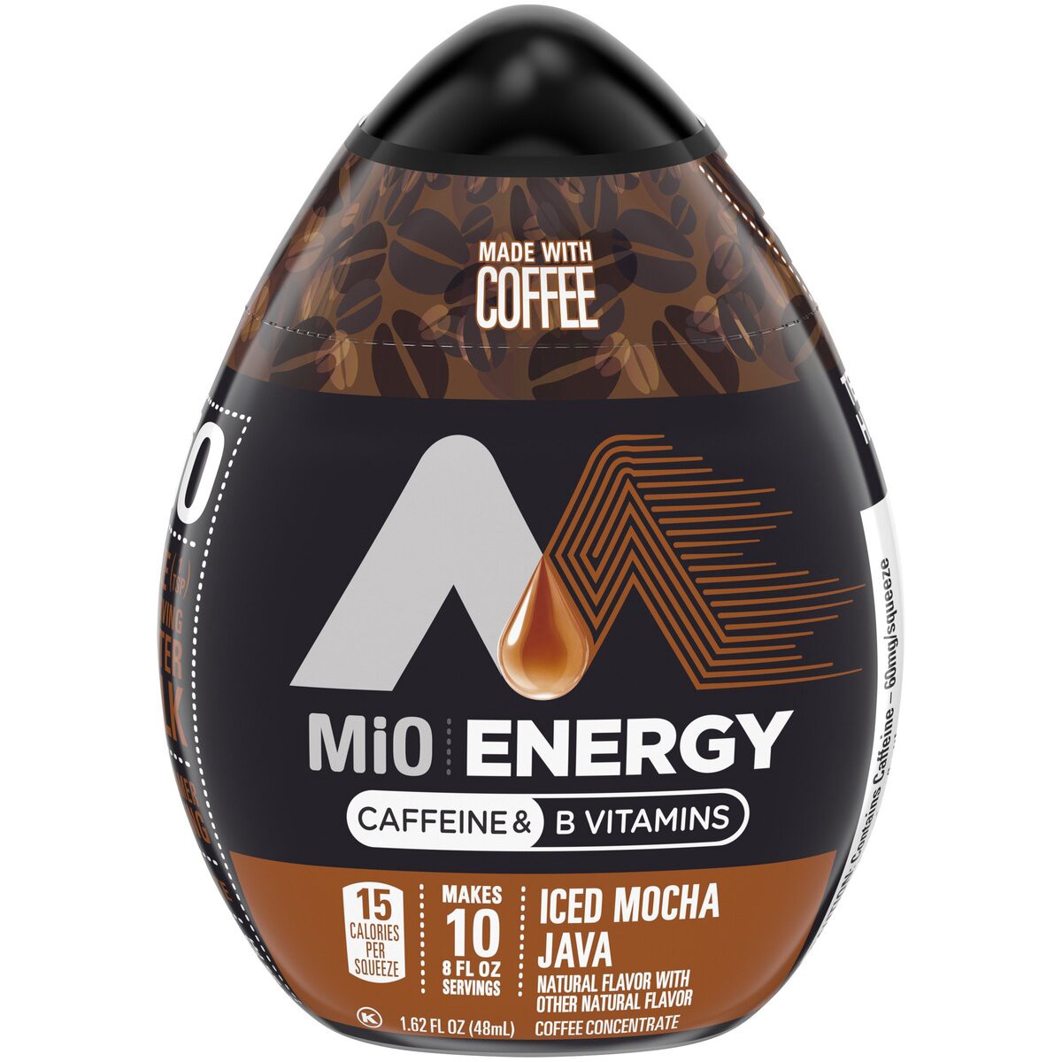 slide 1 of 8, MiO Energy Iced Mocha Java Iced Coffee Concentrate 12 - 1.62 fl oz Bottles, 1.62 fl oz