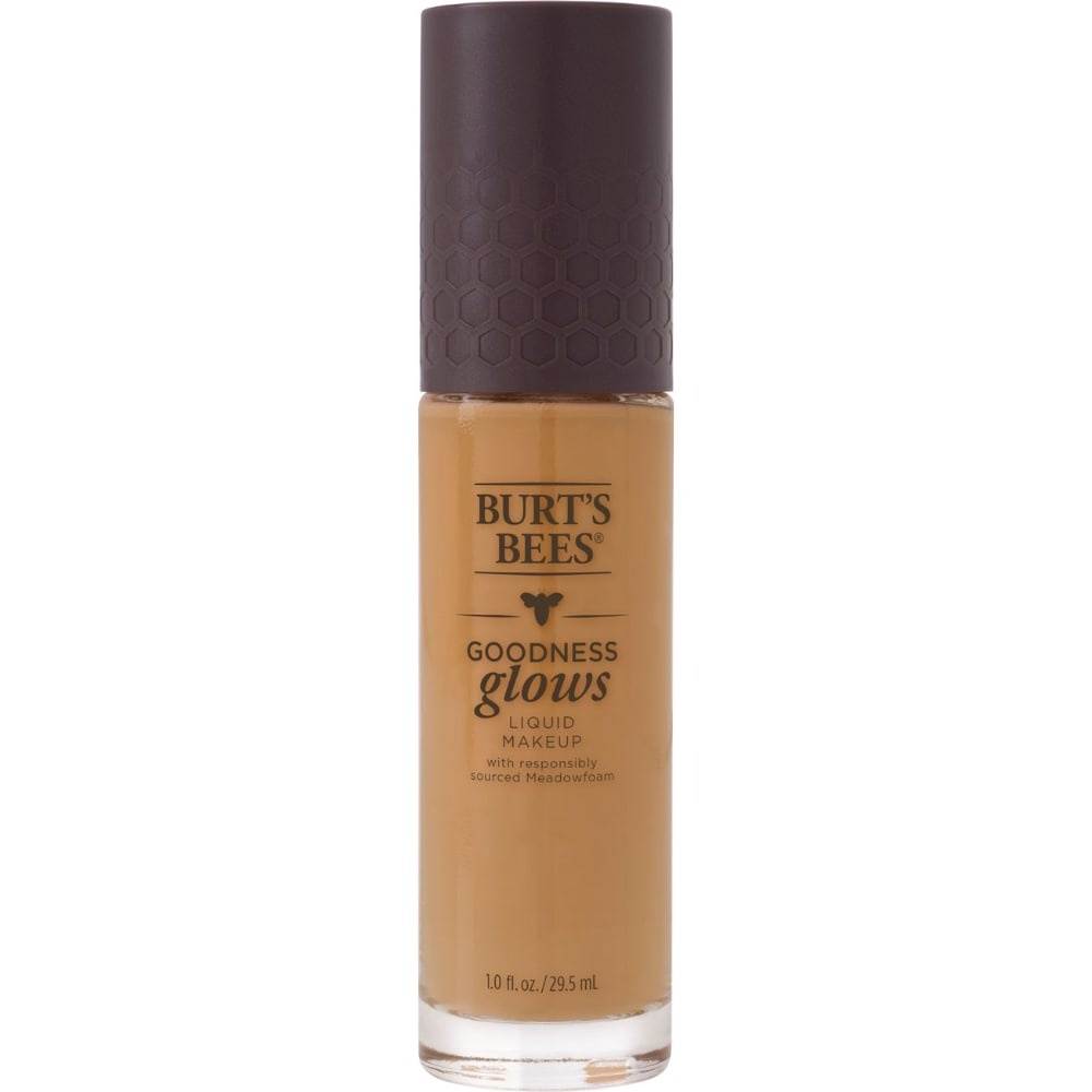 slide 1 of 1, Burt's Bees Goodness Glows Liquid Foundation Pecan, 1 oz