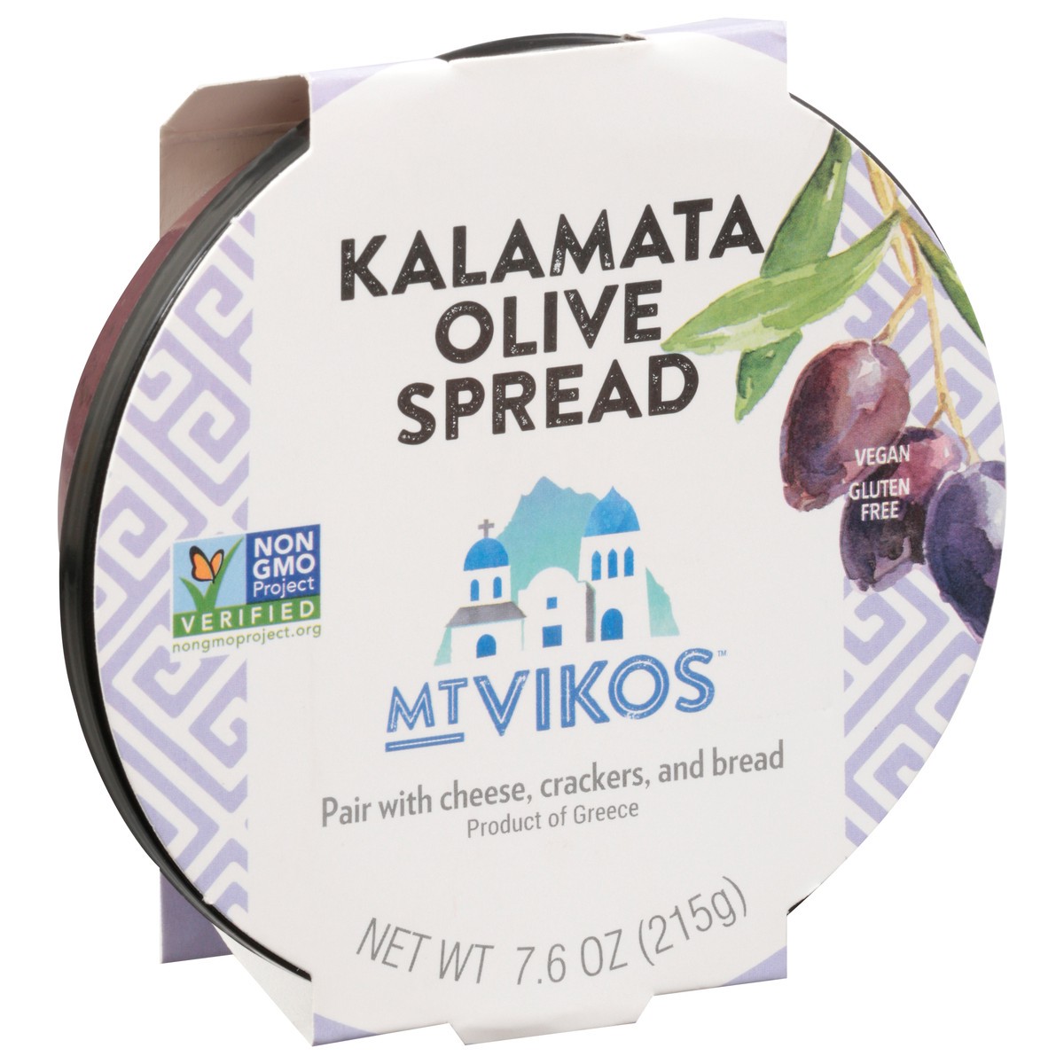 slide 2 of 9, Mt Vikos Kalamata Olive Spread 7.6 oz, 7.6 oz