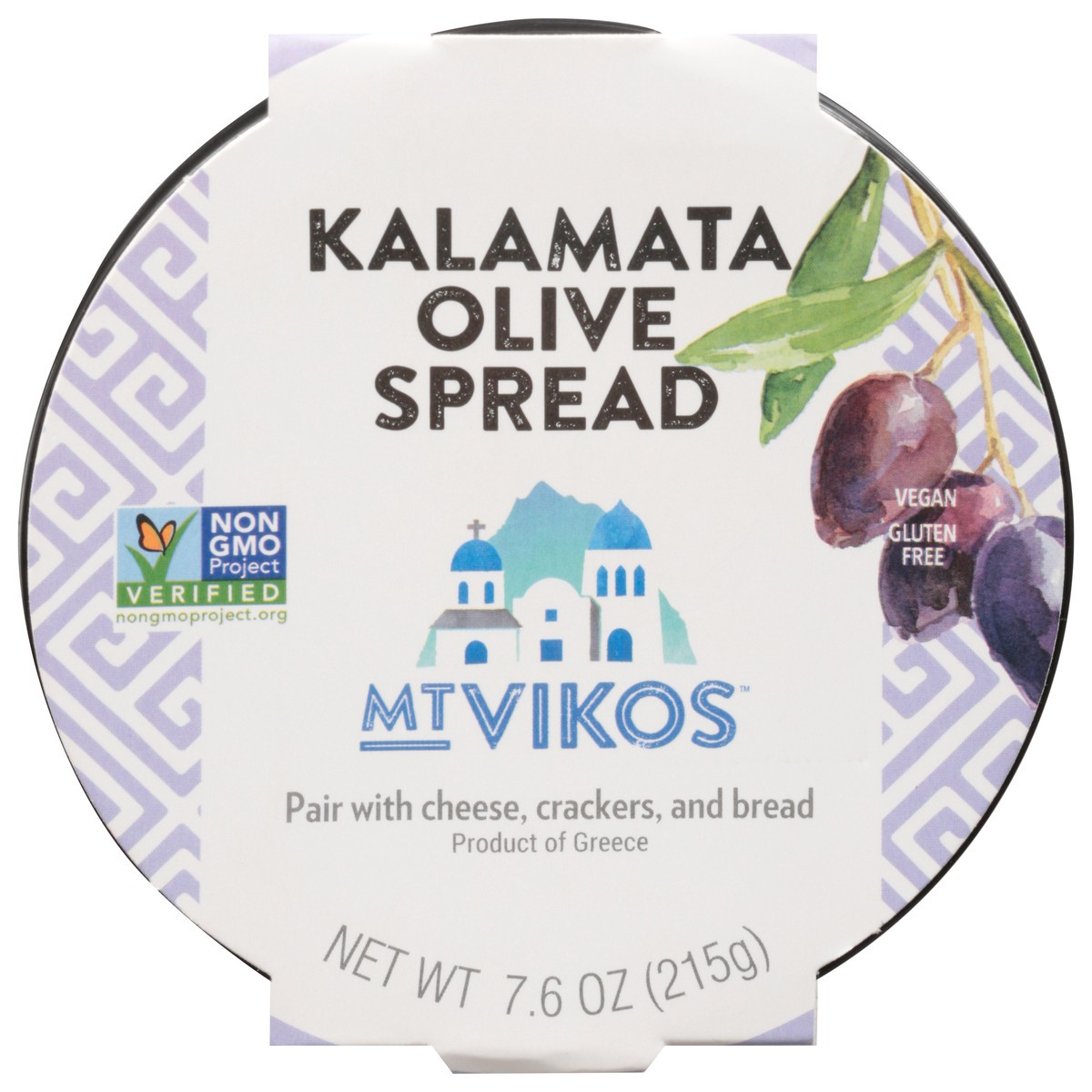 slide 1 of 9, Mt Vikos Kalamata Olive Spread 7.6 oz, 7.6 oz