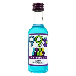 99 Brand Brand Sour Berry Liqueur, 50 ml, 99 Brand Proof (49.5% ABV)