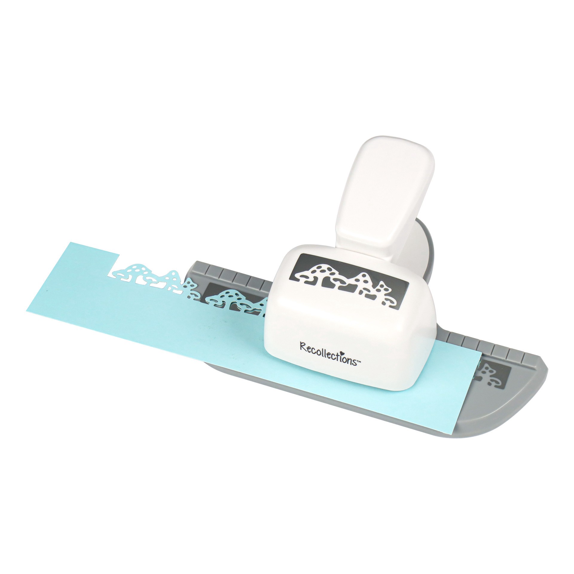 slide 3 of 5, Mushrooms Border Punch By Recollections, 6.25 in x 3.875 in x 2.375 in