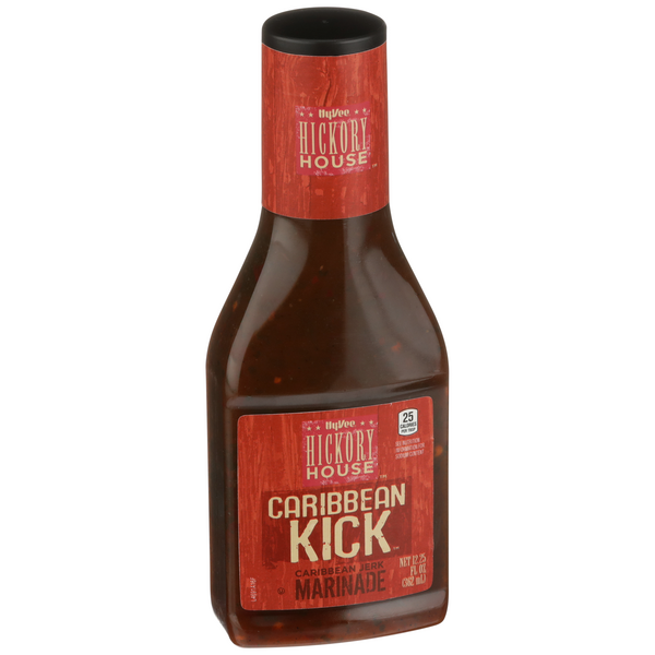 slide 1 of 1, Hy-vee Caribbean Kick Caribbean Jerk Marinade, 12.25 fl oz
