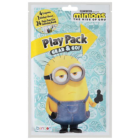 slide 1 of 1, Bendon Minions 2 Play Pack - Each, 1 ct