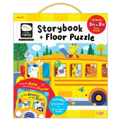 Bendon giggle+grow Storybook Floor Puzzle, The Wheels on the Bus, 3 ft x 2 ft, Set of 24 Pieces