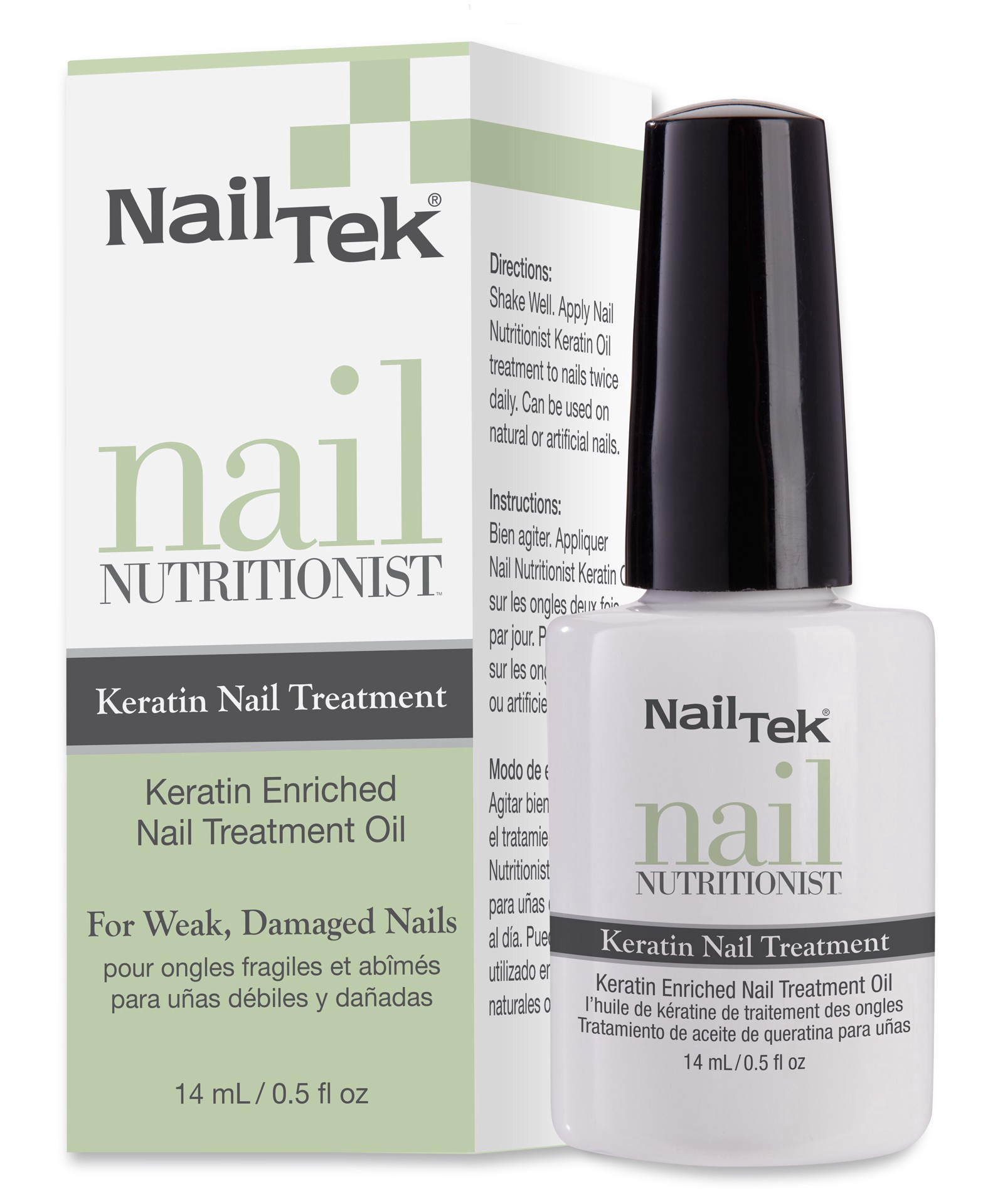 slide 1 of 1, Nail Tek Nutritionist- With Keratin, 0.5 oz