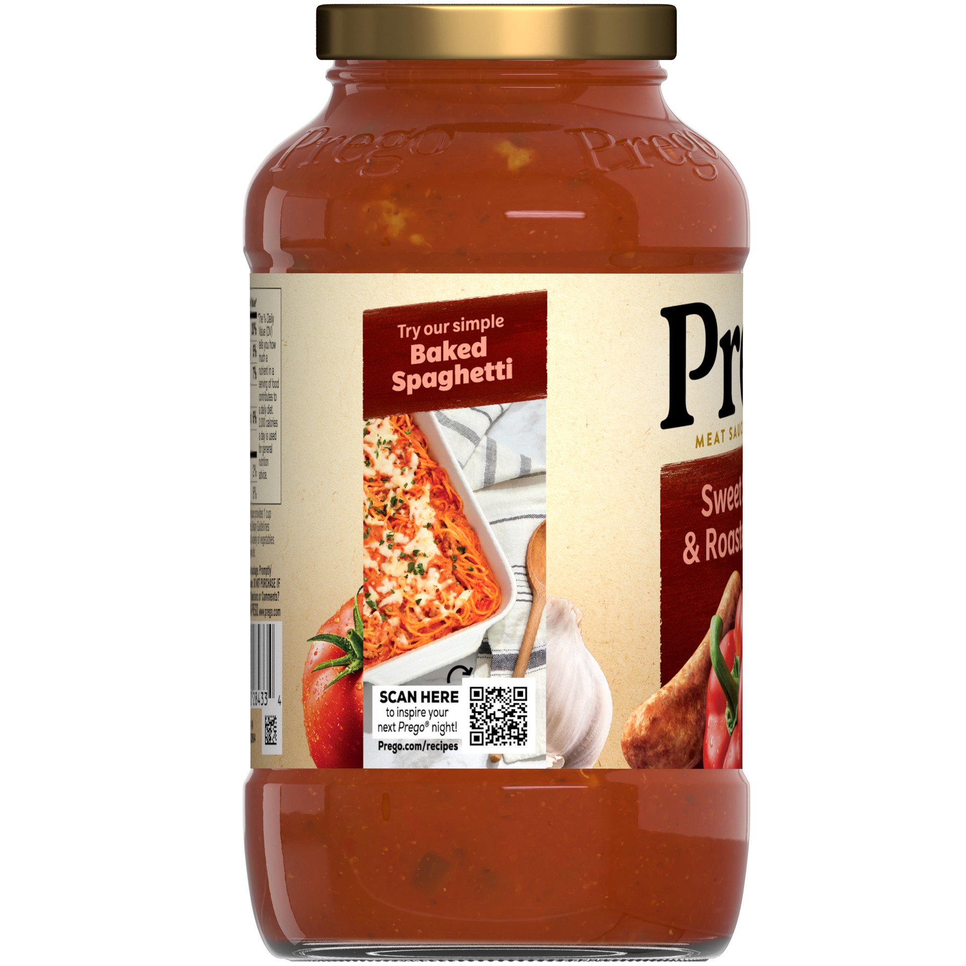 slide 5 of 5, Prego Sweet Sausage and Roasted Peppers Pasta Sauce, 23.5 oz Jar, 23.5 oz