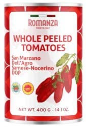 Romanza San Marzano Whole Tomatoes with Basil