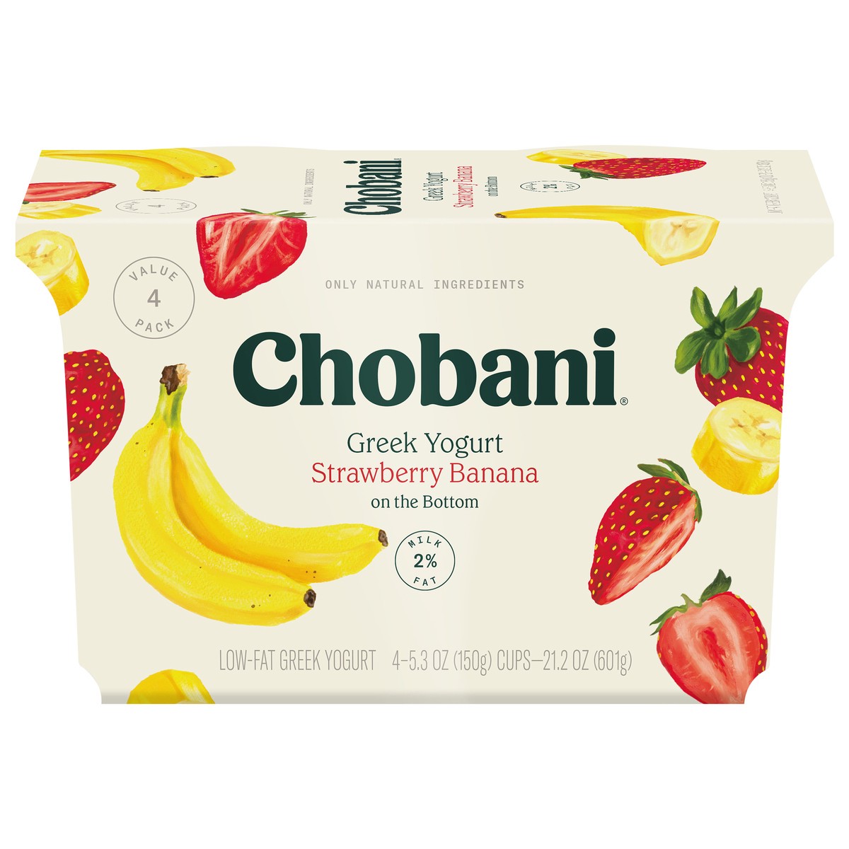 slide 1 of 9, Chobani Yogurt, 4 ct